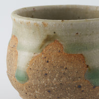 工房橙　作家　鈴木隆　みかん灰釉ぐい呑みNo.1