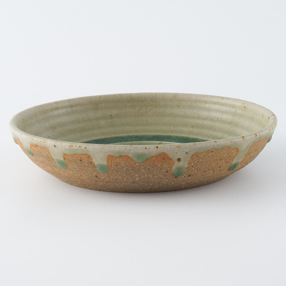 工房橙　作家　鈴木隆　みかん灰釉鉢No.1