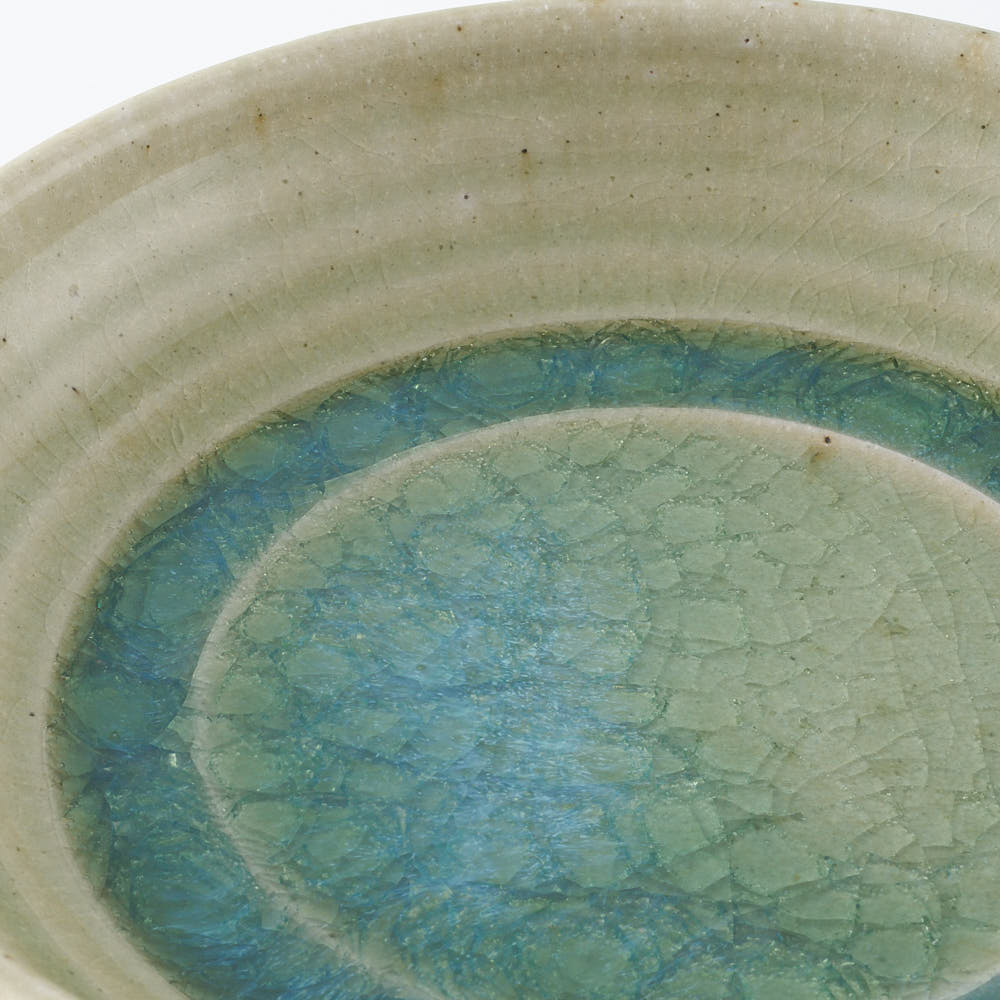 工房橙　作家　鈴木隆　みかん灰釉鉢No.1