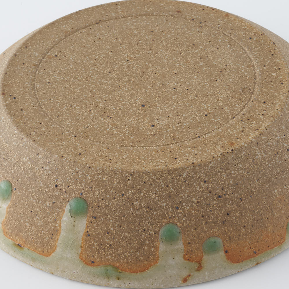 工房橙　作家　鈴木隆　みかん灰釉鉢No.1