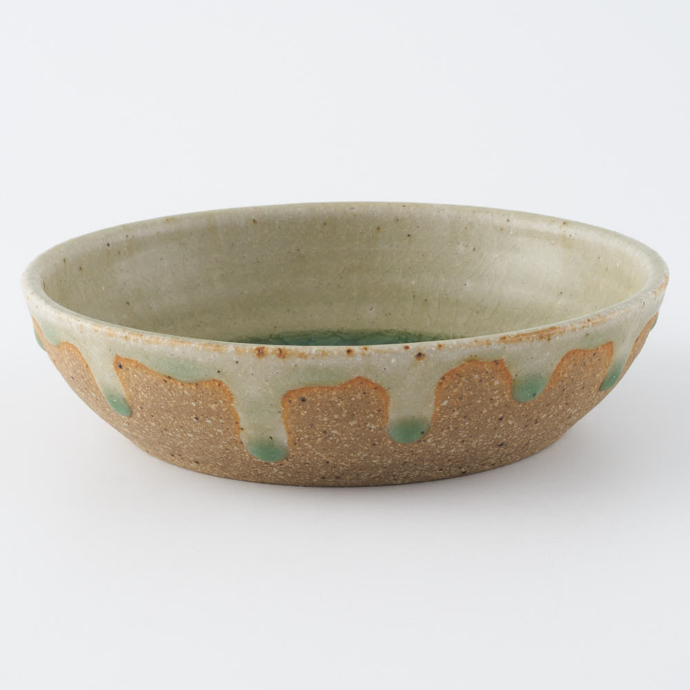 工房橙　作家　鈴木隆　みかん灰釉鉢No.1(小)