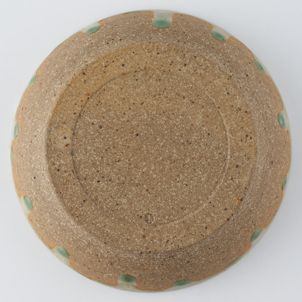 工房橙　作家　鈴木隆　みかん灰釉鉢No.1(小)