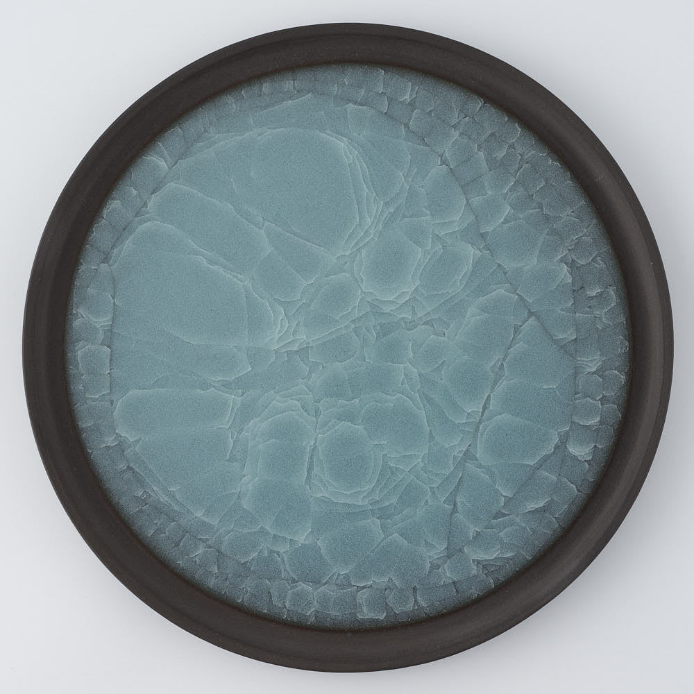 工房橙　作家　鈴木隆　青瓷平皿No.1