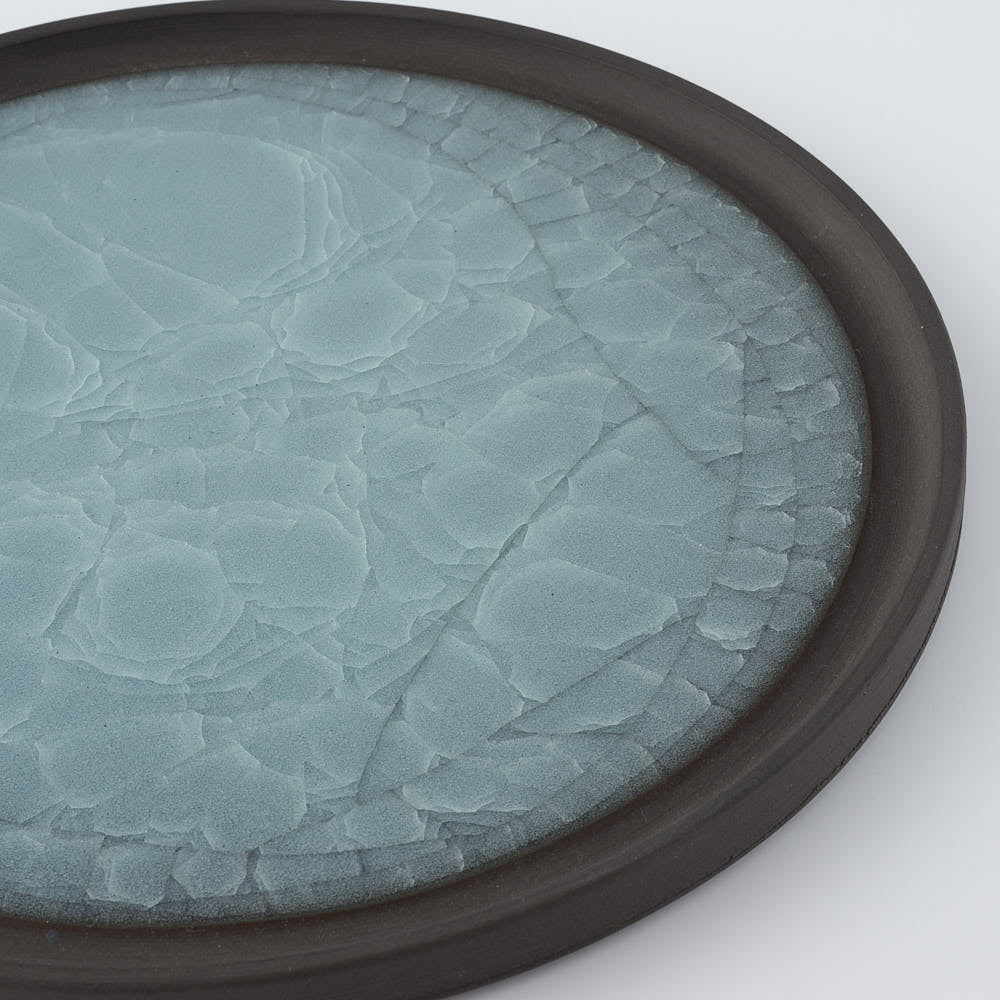 工房橙　作家　鈴木隆　青瓷平皿No.1