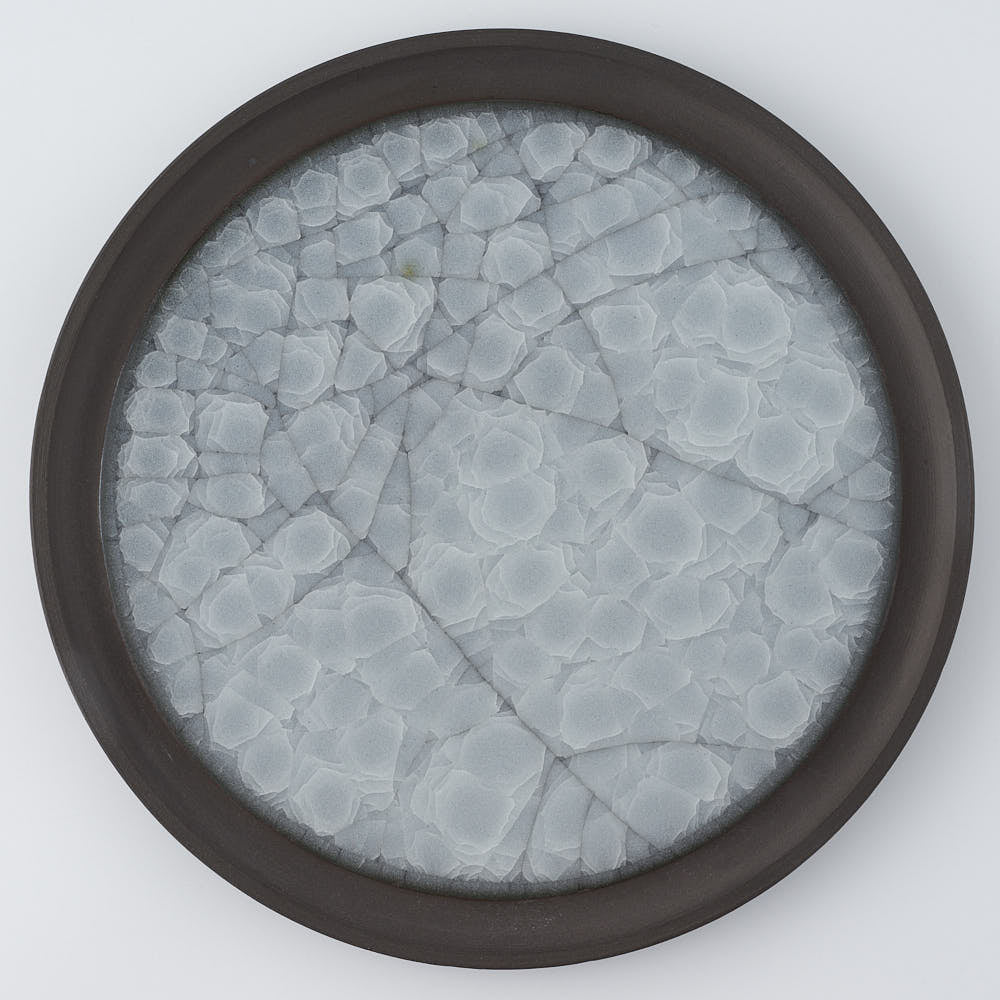 工房橙　作家　鈴木隆　白瓷平皿No.1