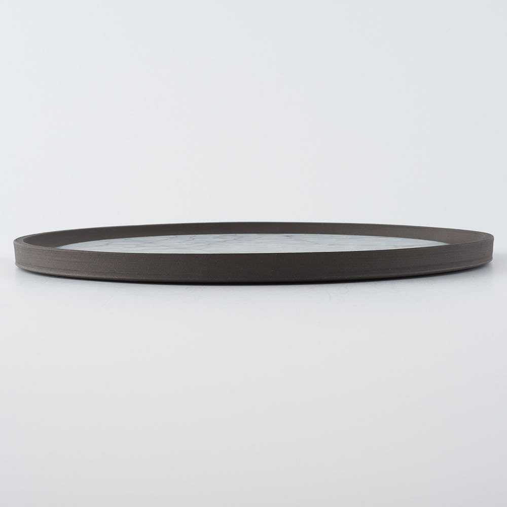 工房橙　作家　鈴木隆　白瓷平皿No.1