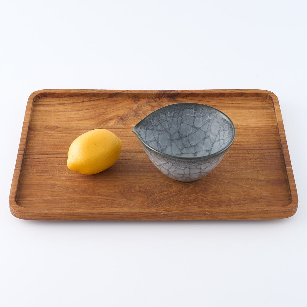 工房橙　作家　鈴木隆　白瓷片口