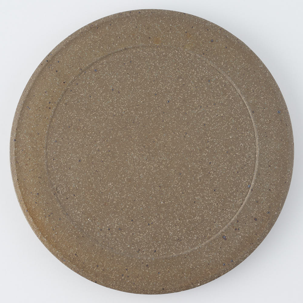 工房橙　作家　鈴木隆　みかん灰釉平皿No.1-D(小)