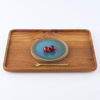 工房橙　作家　鈴木隆　みかん灰釉平皿No.1-D(小)