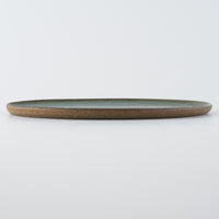 工房橙　作家　鈴木隆　みかん灰釉平皿No.2-D