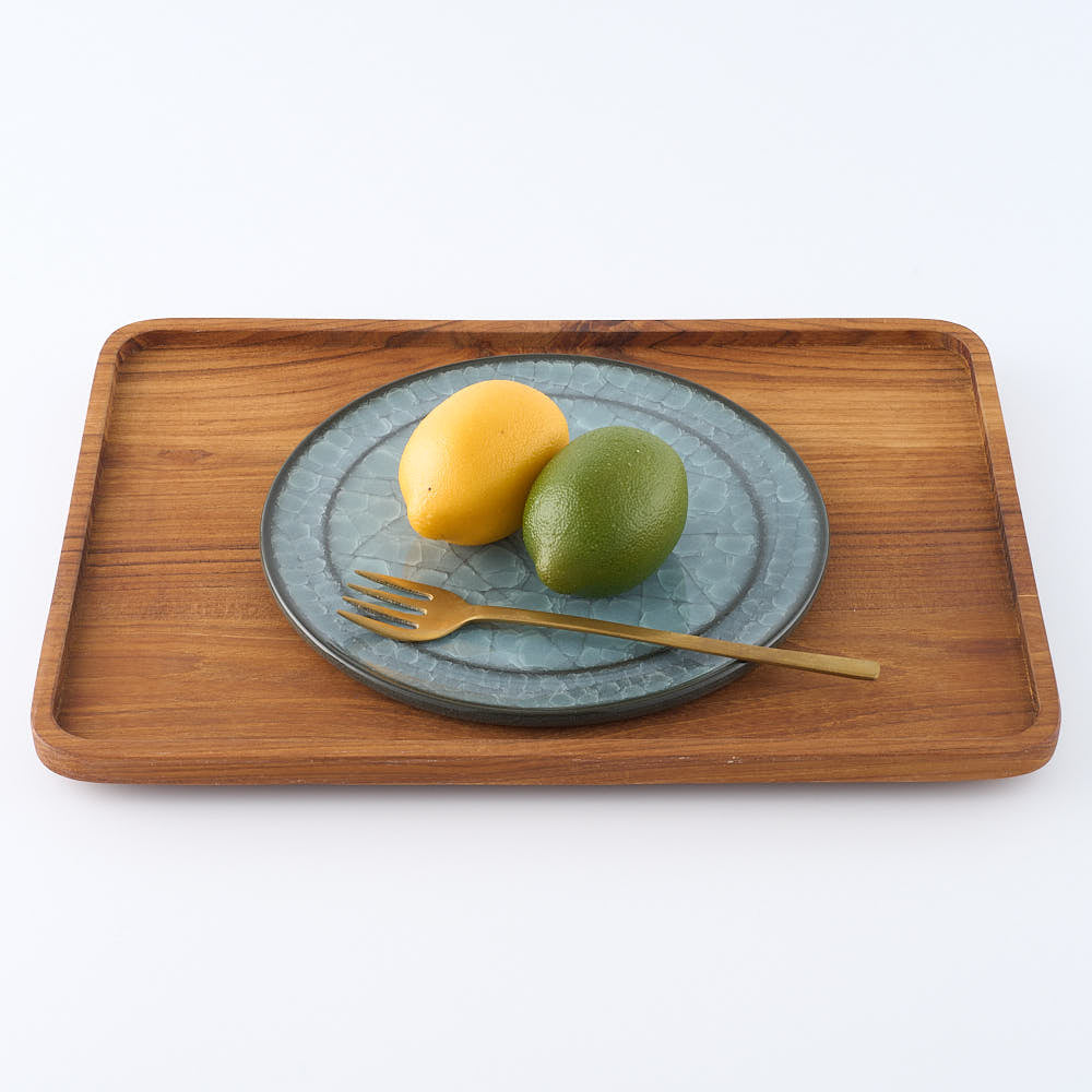 工房橙　作家　鈴木隆　青瓷平皿No.2