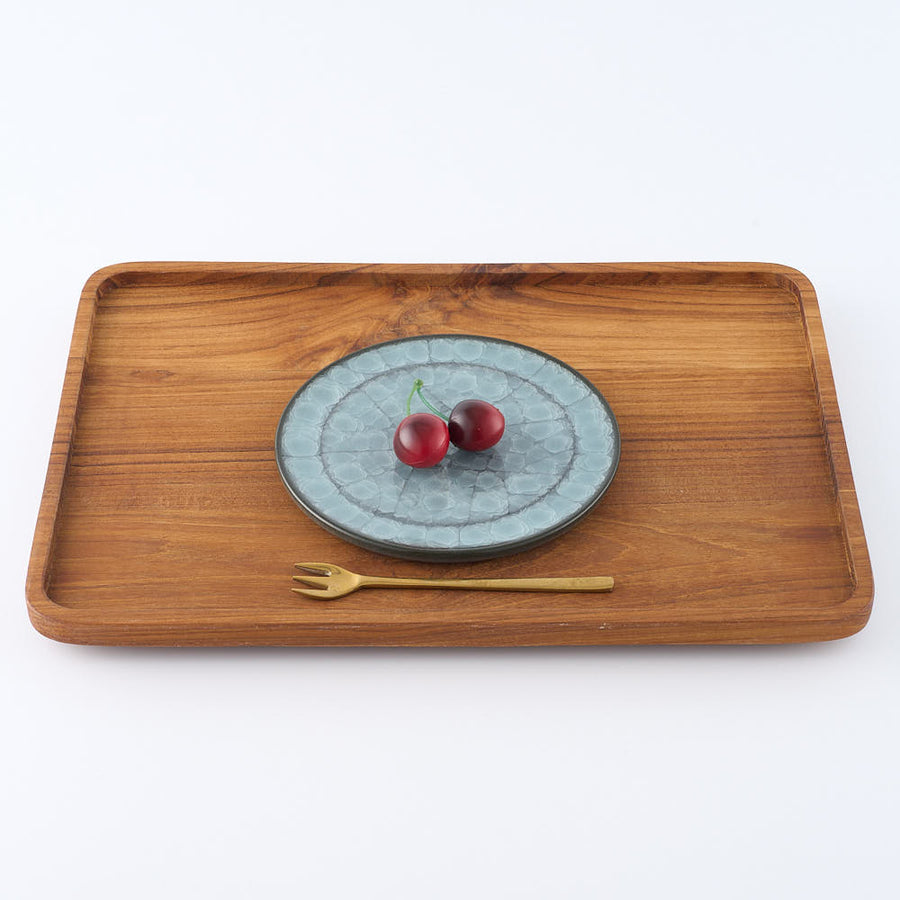 3RD CERAMICS パンのお皿 WeekDAY 青 ¥5,170 大人の焼き物