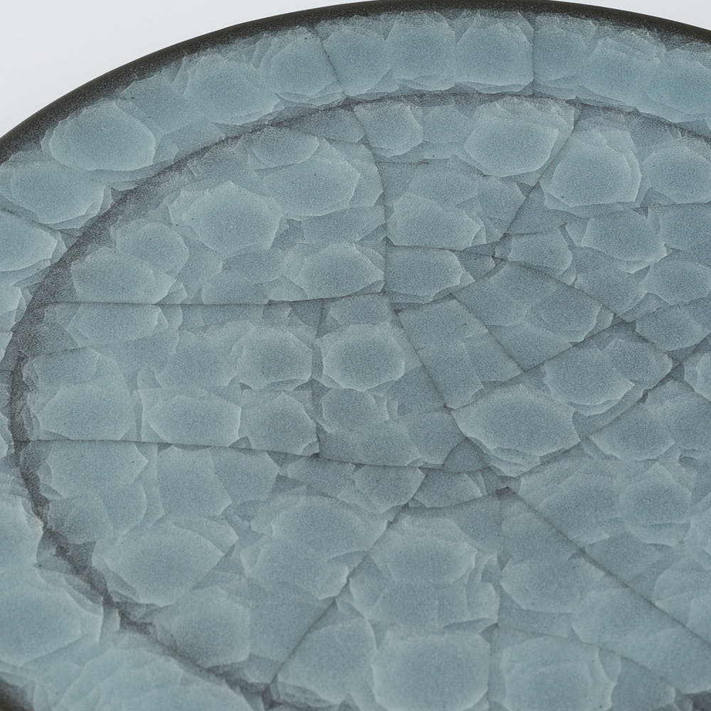 工房橙　作家　鈴木隆　青瓷平皿No.2(小)