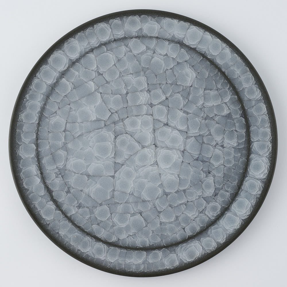 工房橙　作家　鈴木隆　白瓷平皿No.2