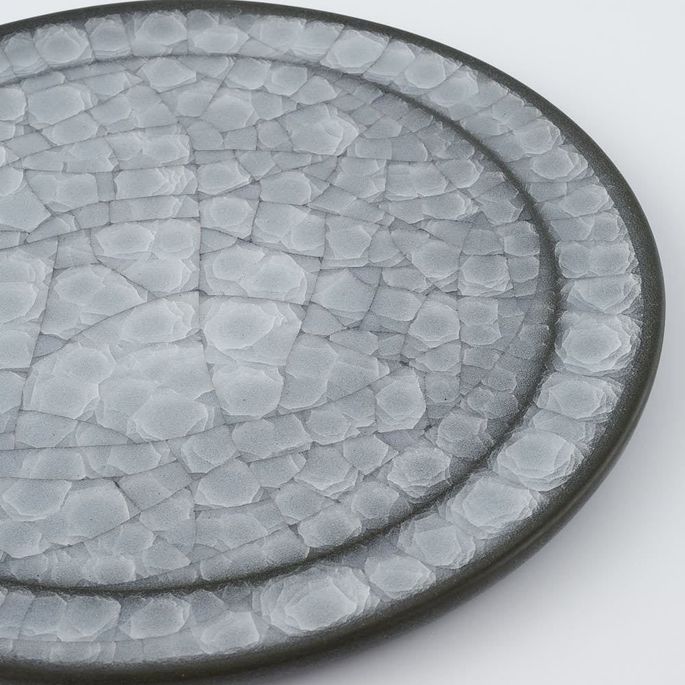 工房橙　作家　鈴木隆　白瓷平皿No.2