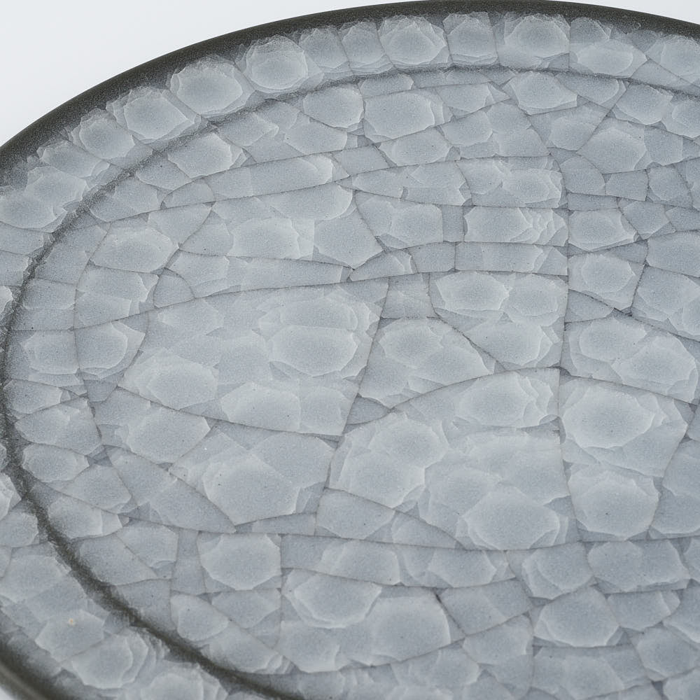 工房橙　作家　鈴木隆　白瓷平皿No.2