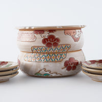 作家　大場紀穂子　重箱と小皿6枚　松竹梅