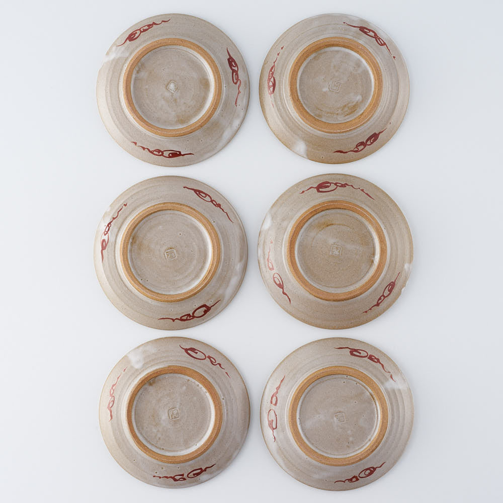 作家　大場紀穂子　重箱と小皿6枚　松竹梅