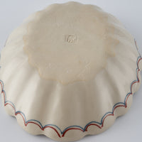 作家　大場紀穂子　ラクダの輪花楕円小鉢