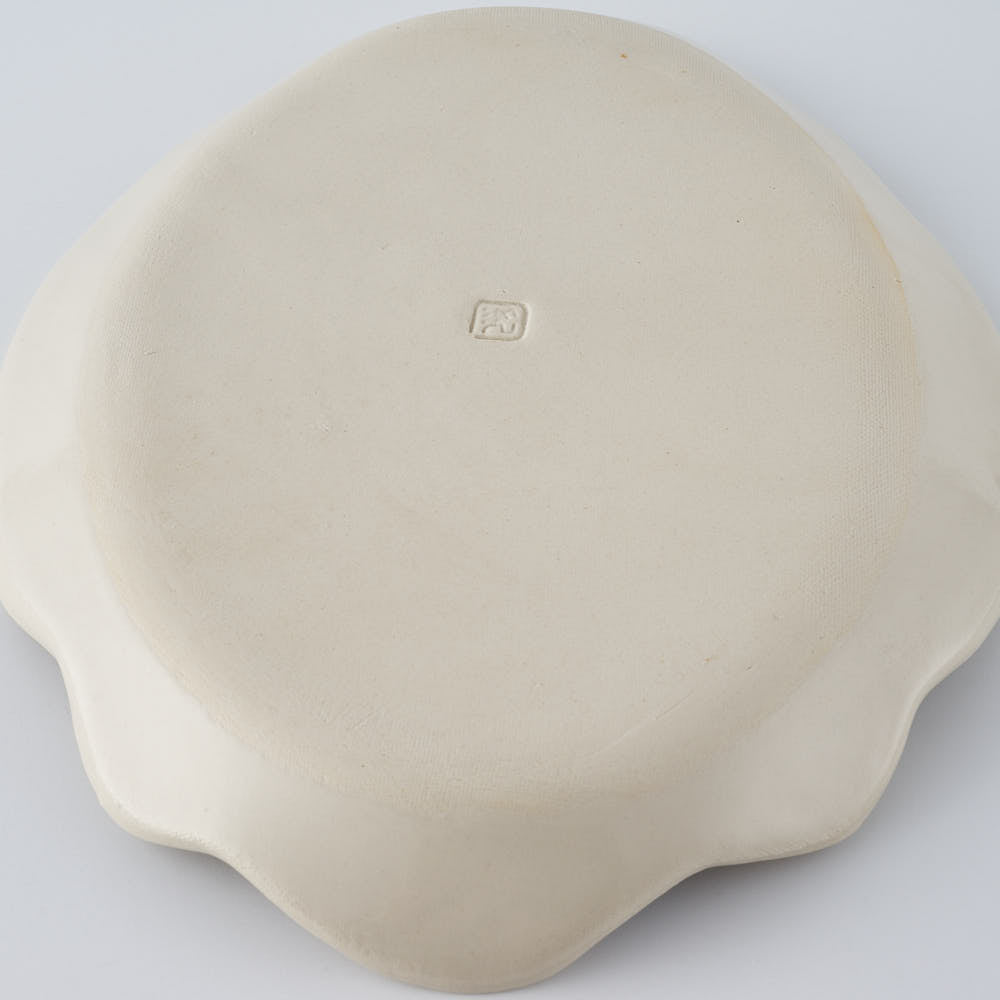 作家　大場紀穂子　ひな祭りの楕円平皿