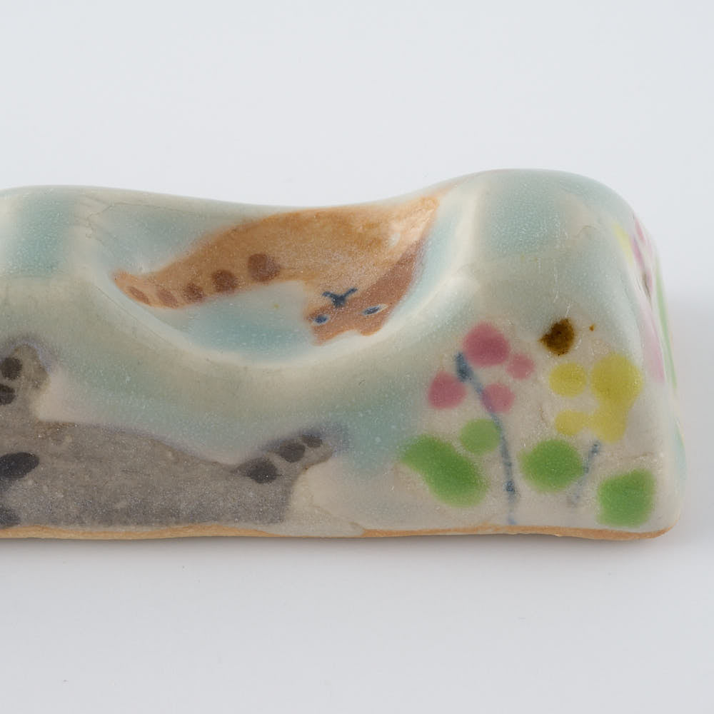 作家　大場紀穂子　ねこのカトラリーレスト