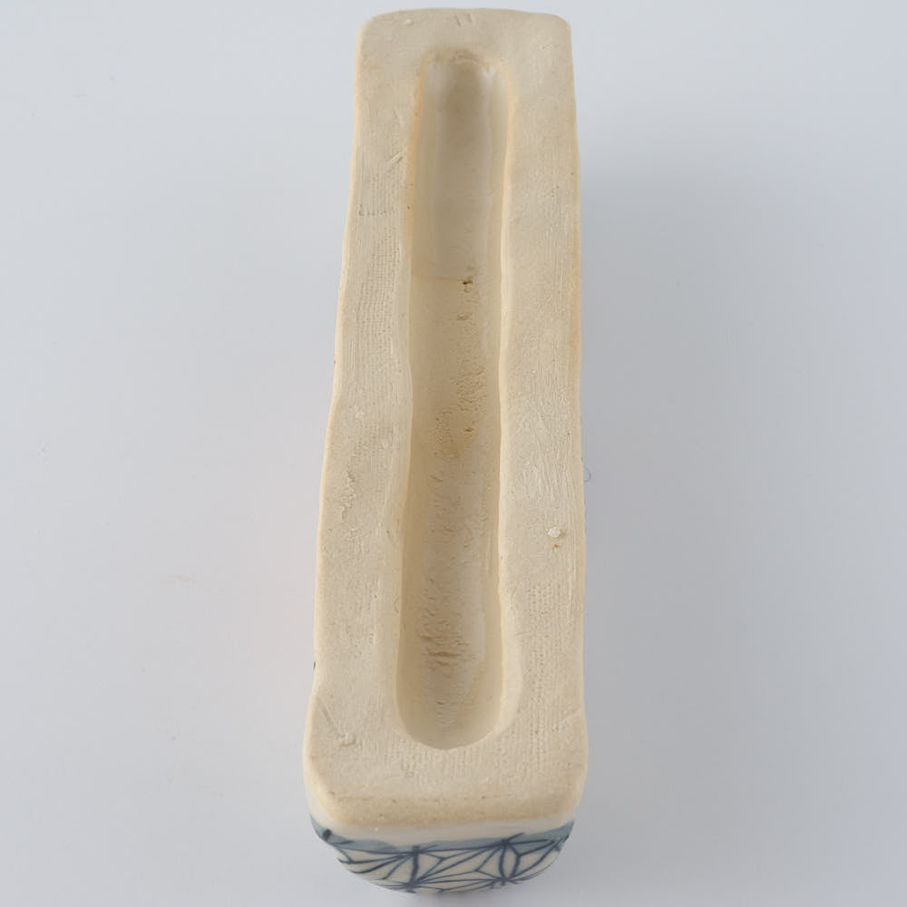 作家　大場紀穂子　麻柄のカトラリーレスト