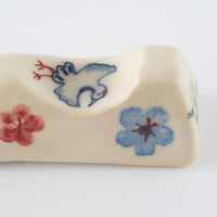 作家　大場紀穂子　鯛鴨亀のカトラリーレスト