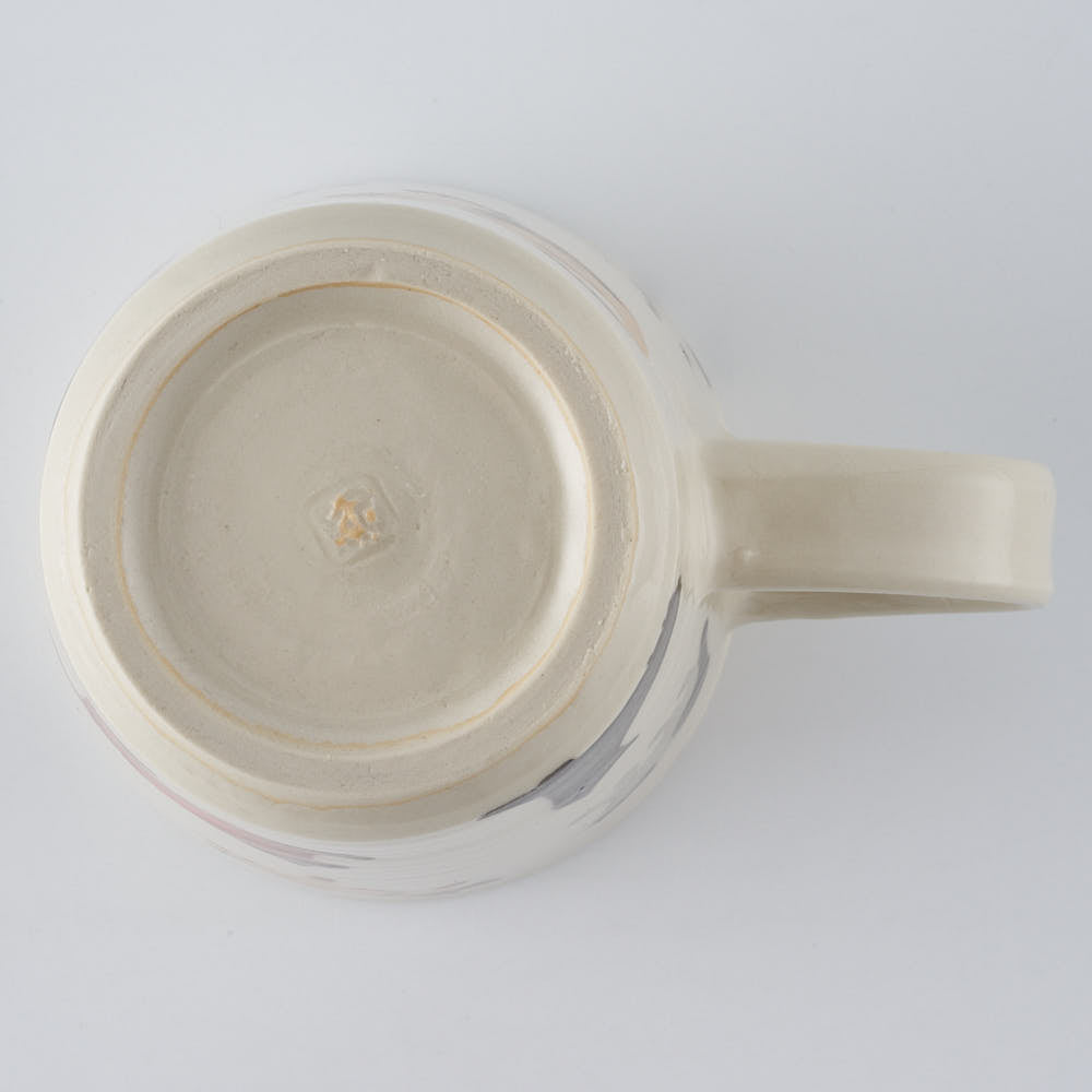 作家　大場紀穂子　ねこいっぱいのマグ