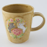 作家　大場紀穂子　うさぎのマグ