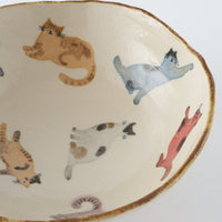 作家　大場紀穂子　猫いっぱいの鉢