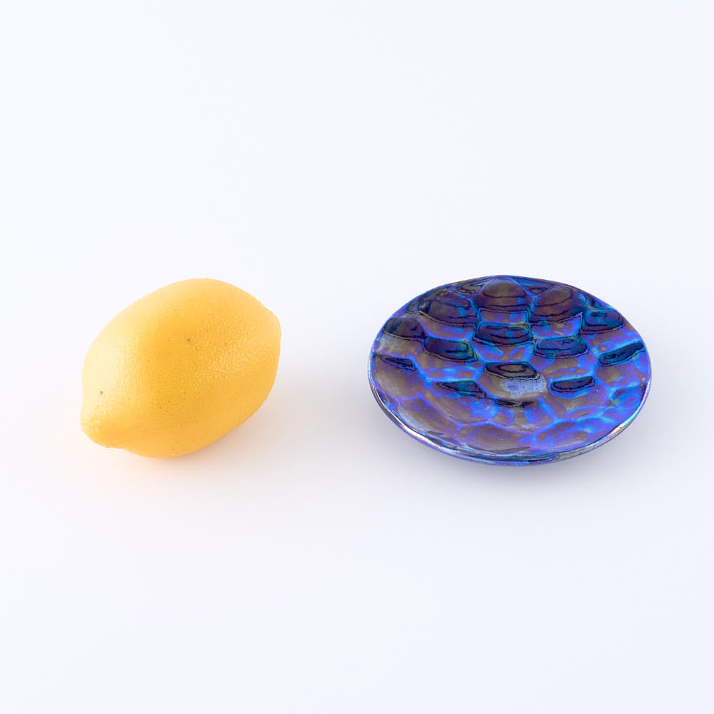 有田焼　金照堂　麟Lin New York Blue ジュエリープレート