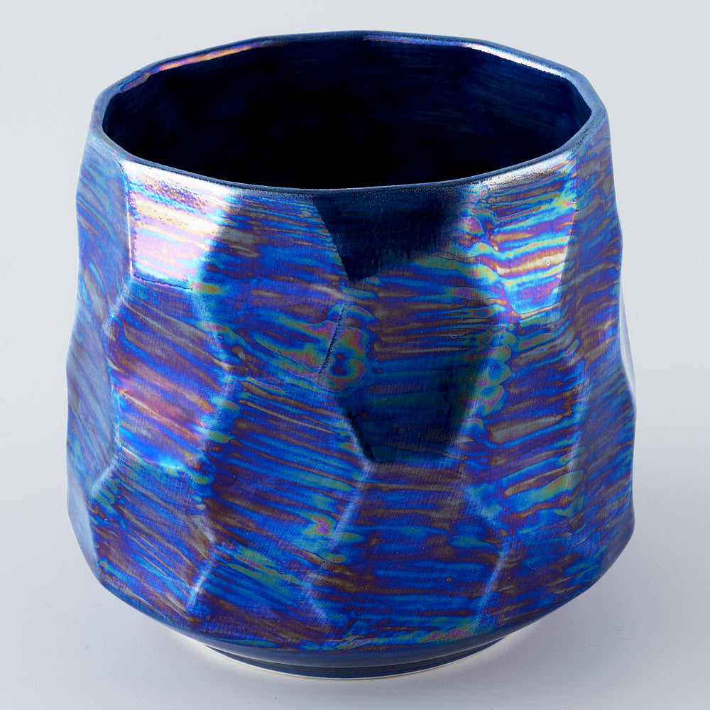 有田焼　金照堂　麟Lin New York Blue ロックカップ