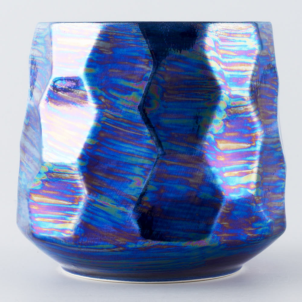 有田焼　金照堂　麟Lin New York Blue ロックカップ