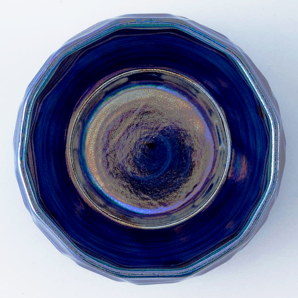 有田焼　金照堂　麟Lin New York Blue ロックカップ