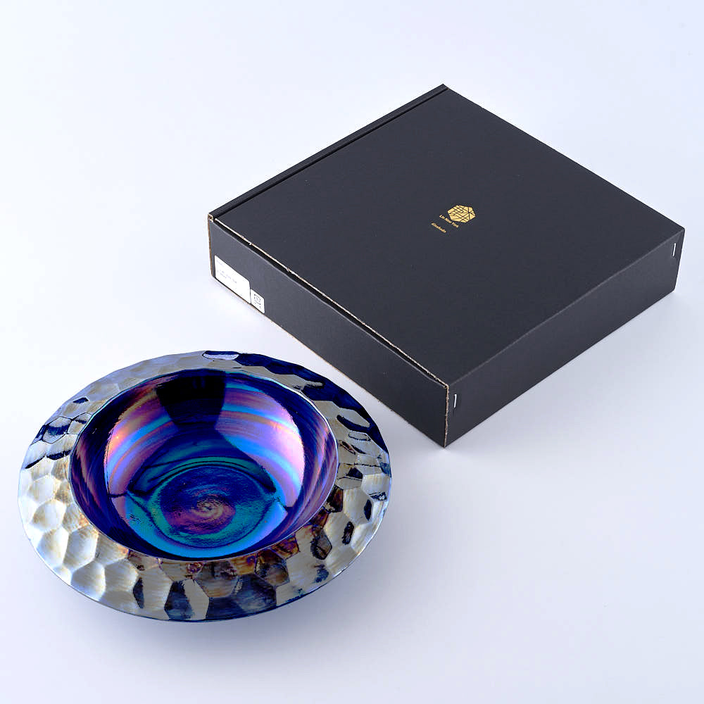 有田焼　金照堂　麟Lin New York Blue スープボウル