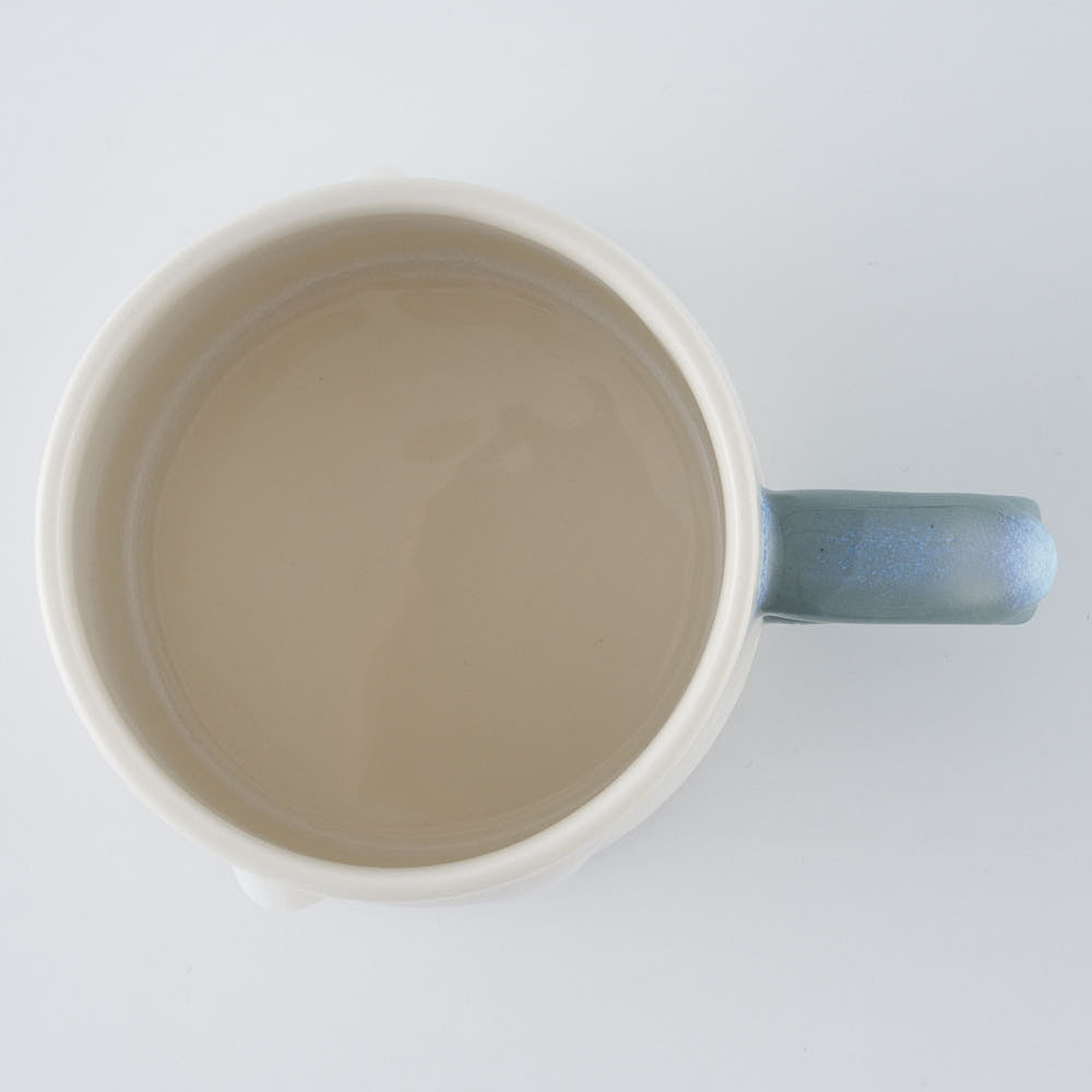 作家　宮木英至　ドリッピーマグ　ハンドルブルーグレー