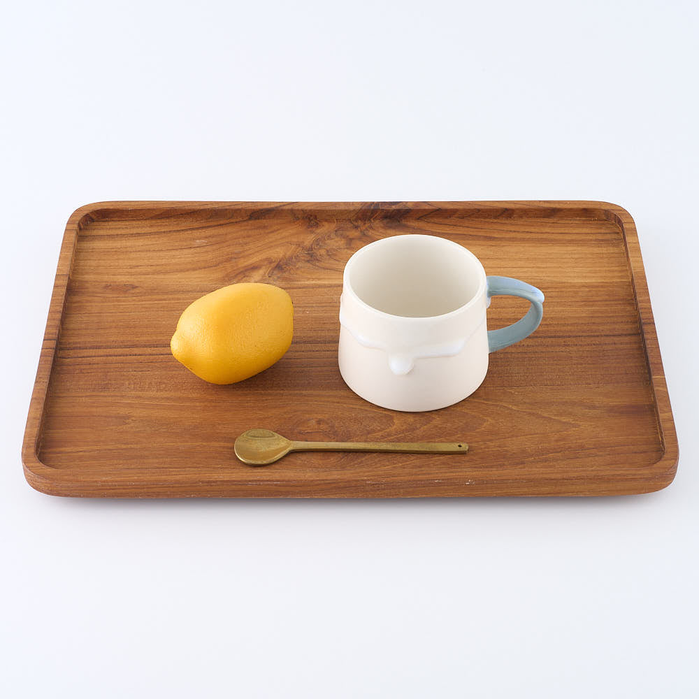 作家　宮木英至　ドリッピーマグ　ハンドルブルーグレー