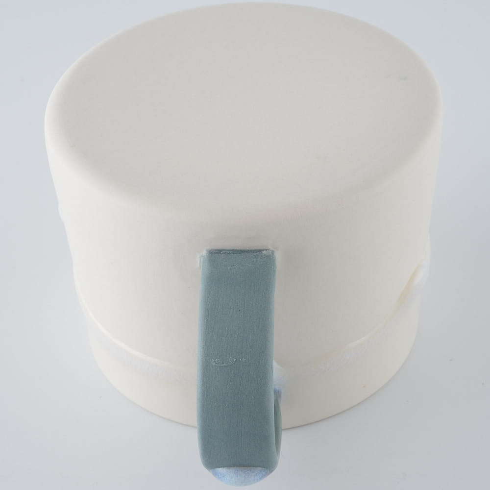 作家　宮木英至　ドリッピーマグ　ハンドルブルーグレー