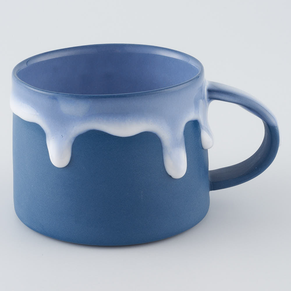 作家　宮木英至　ドリッピーマグ　ブルー