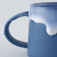 作家　宮木英至　ドリッピーマグ　ブルー