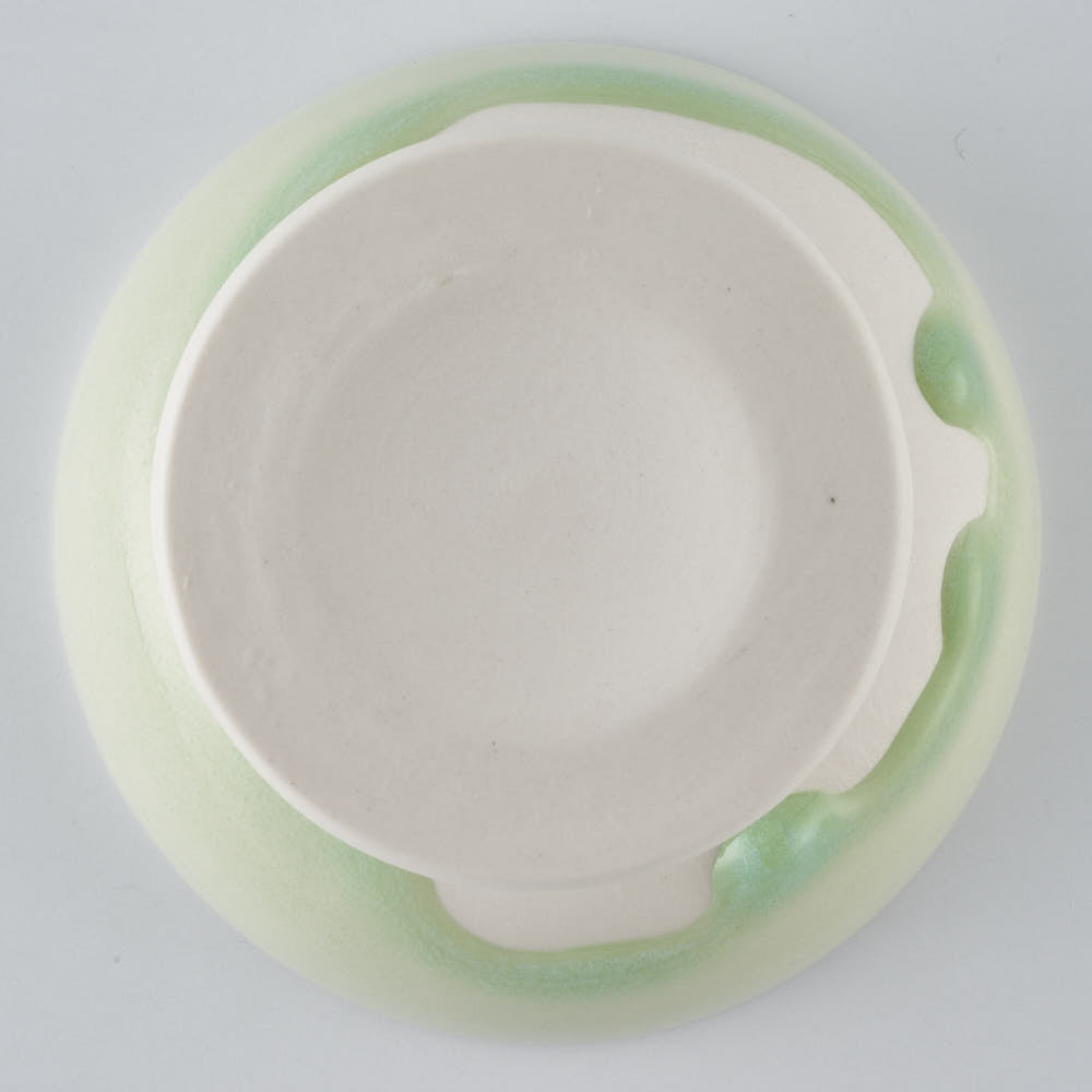 作家　宮木英至　コンポート　ミントグリーン