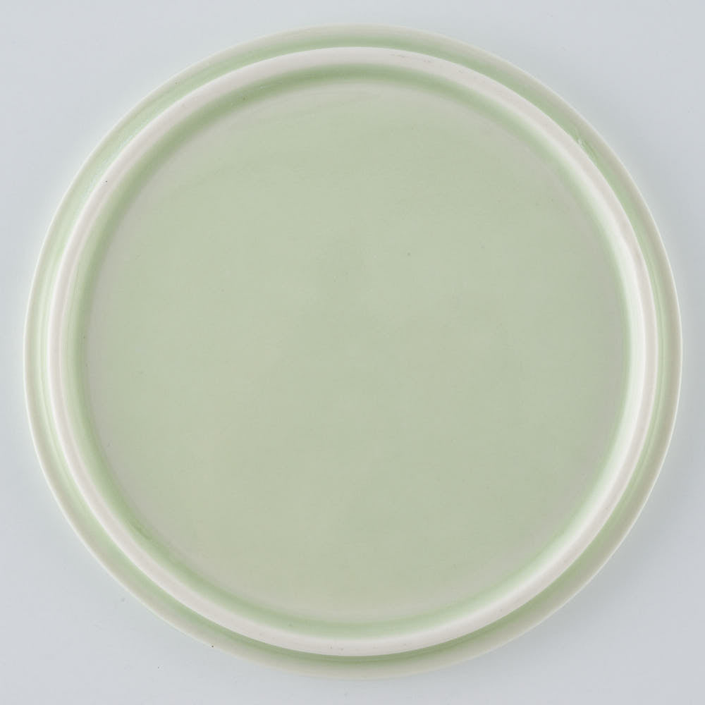 作家　宮木英至　スタックプレート　フタ　ミントグリーン