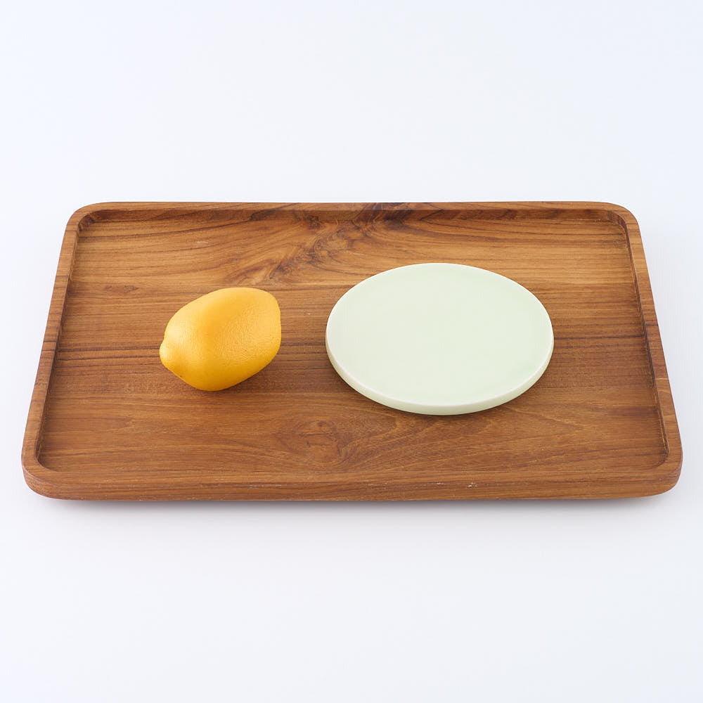 作家　宮木英至　スタックプレート　フタ　ミントグリーン