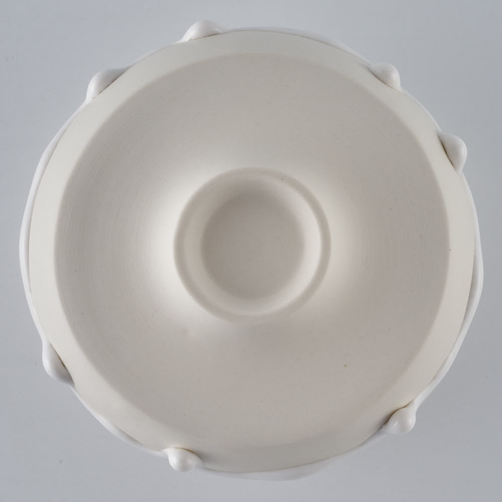 作家　宮木英至　抹茶ボウル　ホワイト