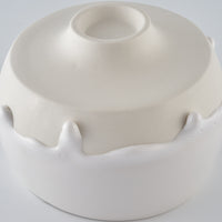 作家　宮木英至　抹茶ボウル　ホワイト