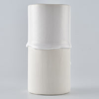 作家　宮木英至　フラワーベースM　ホワイト