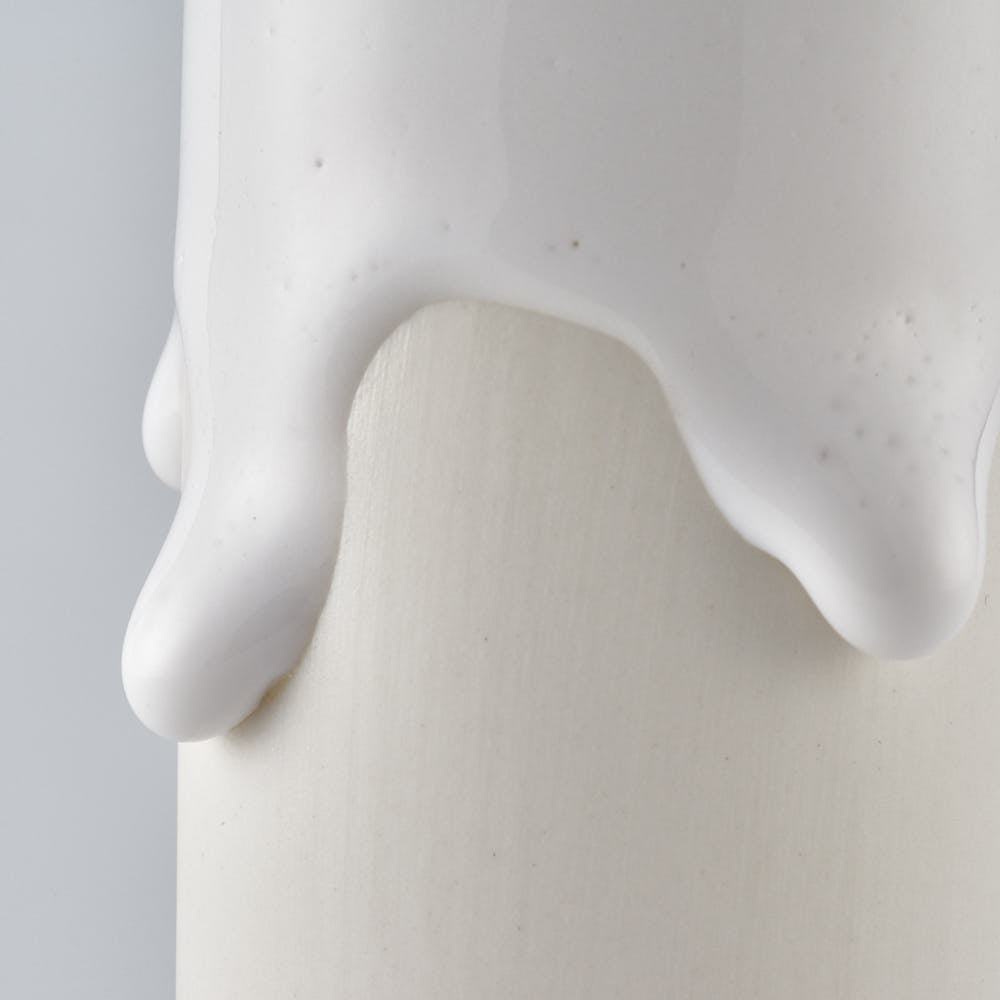 作家　宮木英至　フラワーベースS　ホワイト