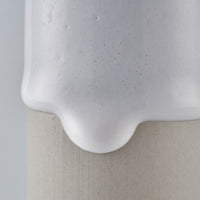 作家　宮木英至　フラワーベース　S　ライトグレー