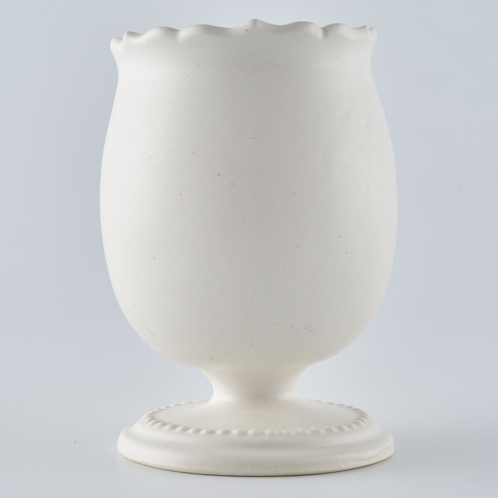 暮縞　フルールシリーズ　フルール脚付きマグカップ　白