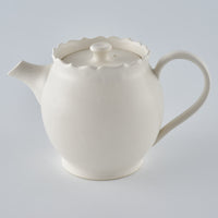 暮縞　フルールシリーズ　ポット　白